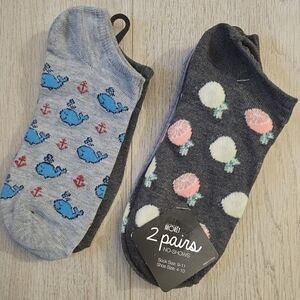 Women's No-show Socks 2 - 2 pair pks